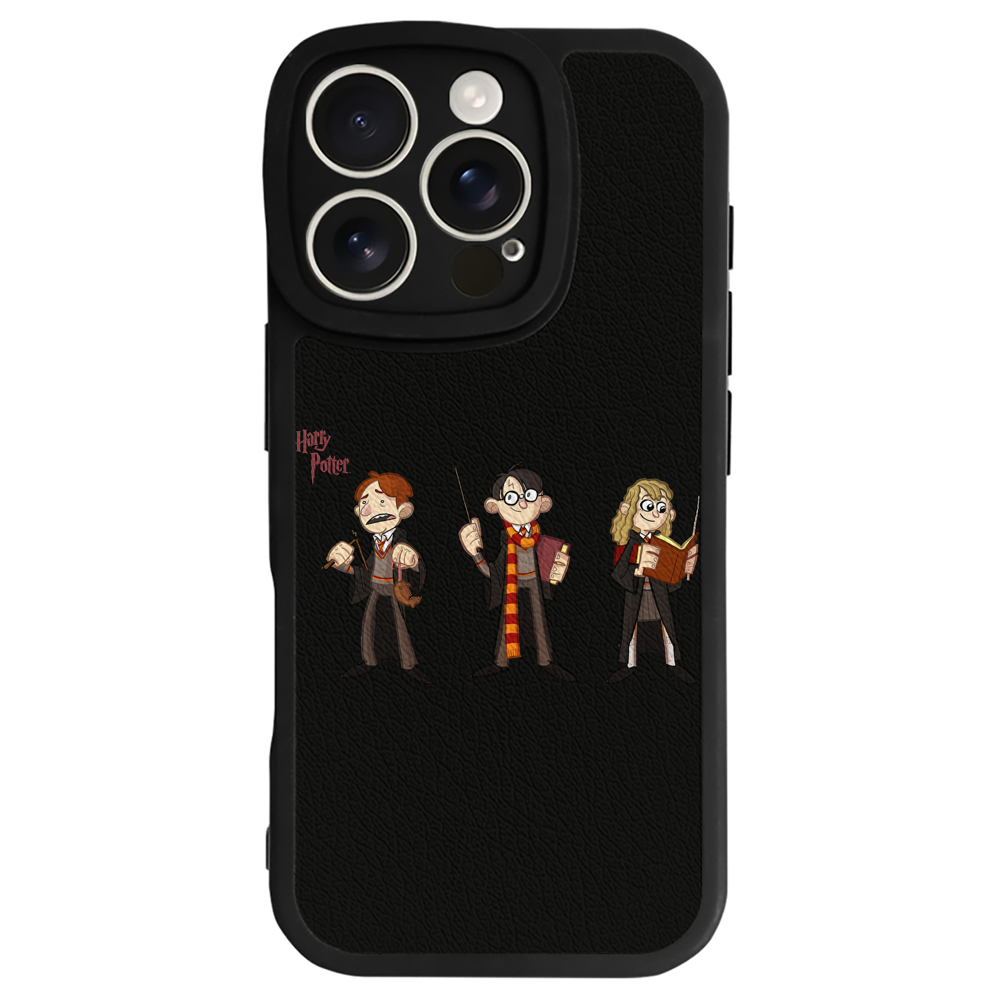 （画像用） Harry Potter ハリー・ポッターシリーズ 【iPhone 16シリーズ対応】シリコンスマホケース（レザー調） 材質：シリコン